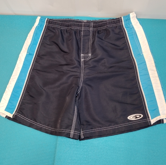 Good Vibes Men's Navy Blue Bermuda Shorts Swimwear - Size L - Picture 3 of 10